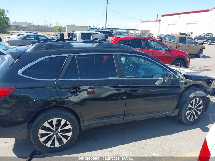 2017 Subaru Outback 2.5I Limited VIN: 4S4BSANC3H3260684 Lot: 39506867