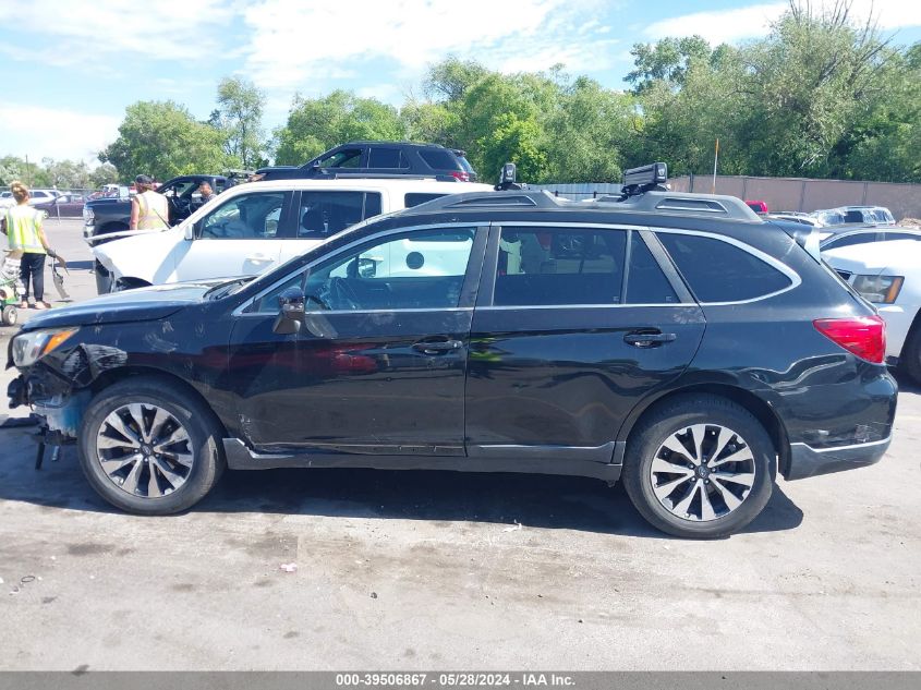 2017 Subaru Outback 2.5I Limited VIN: 4S4BSANC3H3260684 Lot: 39506867
