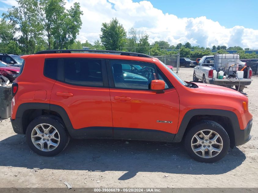 2016 Jeep Renegade Latitude VIN: ZACCJBBT6GPD16102 Lot: 39506879