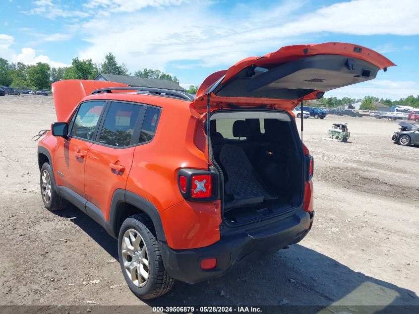 2016 Jeep Renegade Latitude VIN: ZACCJBBT6GPD16102 Lot: 39506879