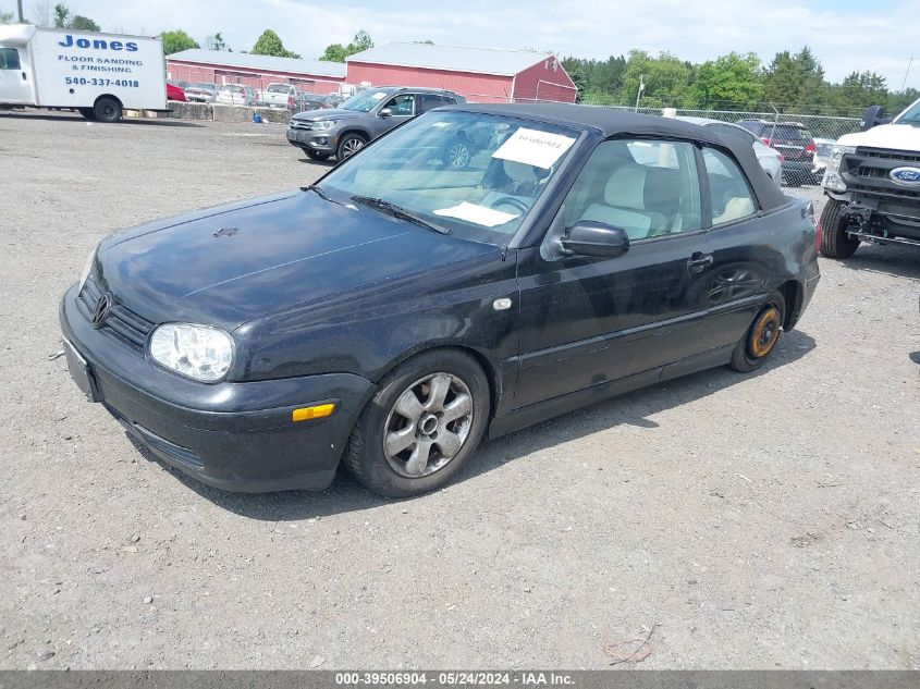 3VWDC21V82M807555 | 2002 VOLKSWAGEN CABRIO