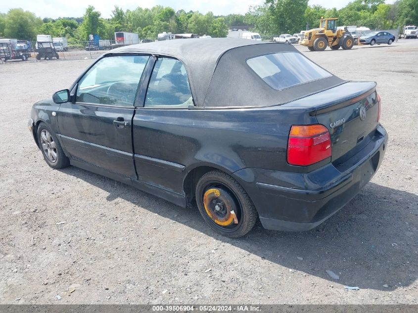 3VWDC21V82M807555 | 2002 VOLKSWAGEN CABRIO