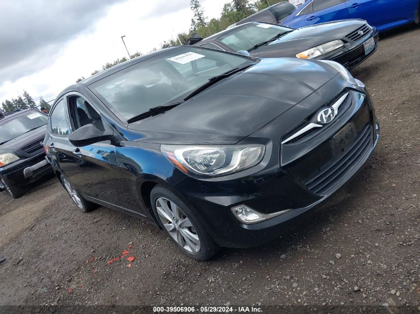 2012 Hyundai Accent Gls VIN: KMHCU4AE0CU256277 Lot: 39506906