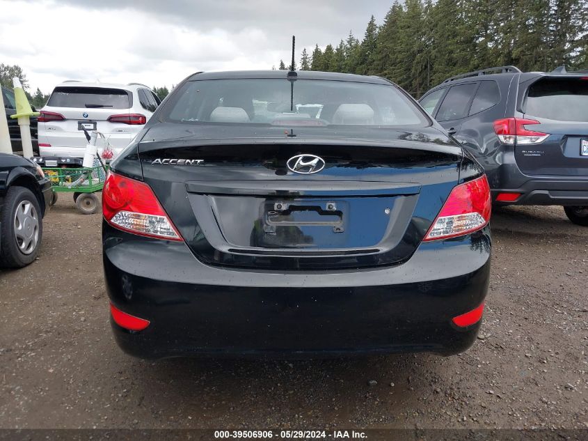 2012 Hyundai Accent Gls VIN: KMHCU4AE0CU256277 Lot: 39506906