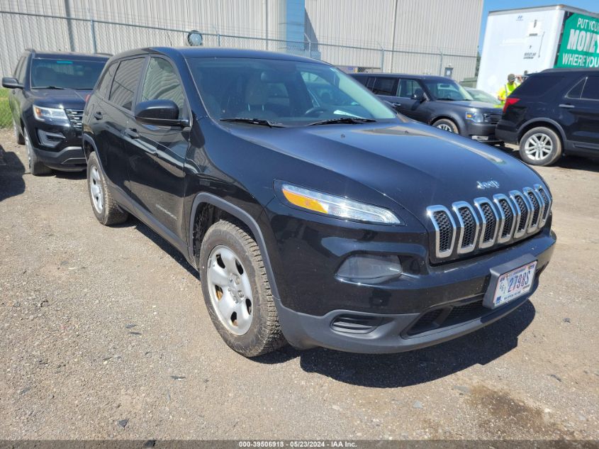 2017 Jeep Cherokee Sport 4X4 VIN: 1C4PJMAB5HW510582 Lot: 39506918