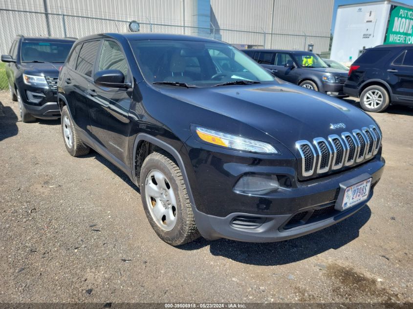 2017 Jeep Cherokee Sport 4X4 VIN: 1C4PJMAB5HW510582 Lot: 39506918