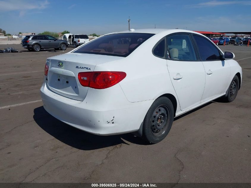 2008 Hyundai Elantra Gls/Se VIN: KMHDU46D08U431185 Lot: 39506925