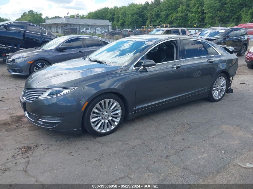 2016 Lincoln Mkz VIN: 3LN6L2JK7GR610268 Lot: 39506958