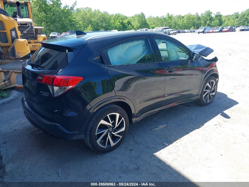 2019 Honda Hr-V Sport VIN: 3CZRU6H10KG724968 Lot: 39506963