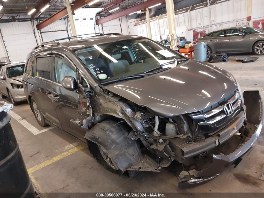 2016 Honda Odyssey Ex-L VIN: 5FNRL5H66GB037179 Lot: 39506977