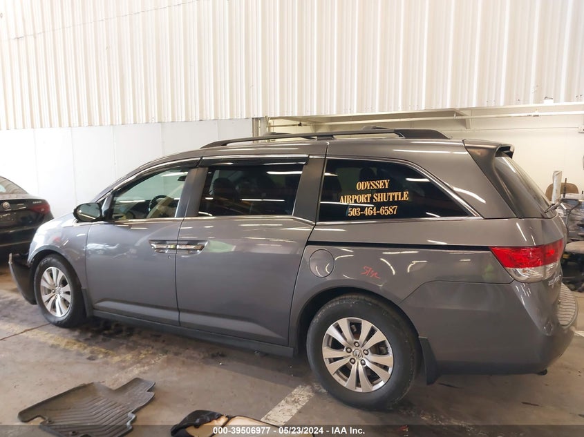 2016 Honda Odyssey Ex-L VIN: 5FNRL5H66GB037179 Lot: 39506977