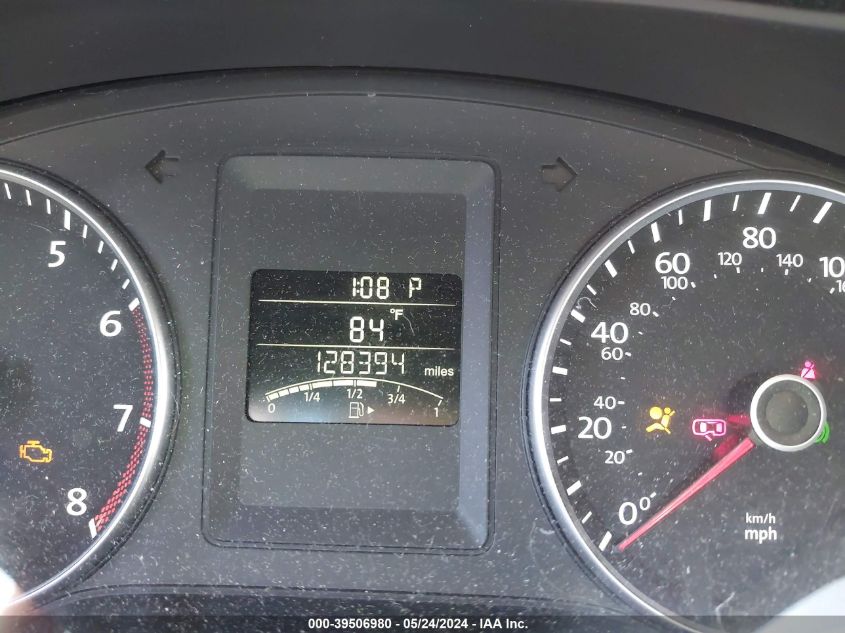 2012 Volkswagen Jetta 2.5L Se VIN: 3VWDP7AJ9CM374280 Lot: 39506980