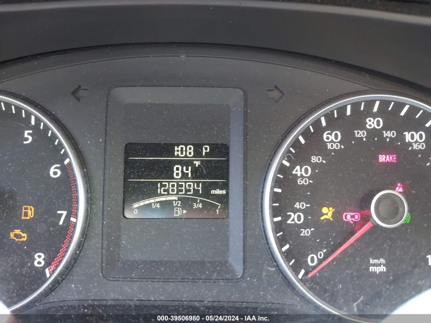 2012 Volkswagen Jetta 2.5L Se VIN: 3VWDP7AJ9CM374280 Lot: 39506980