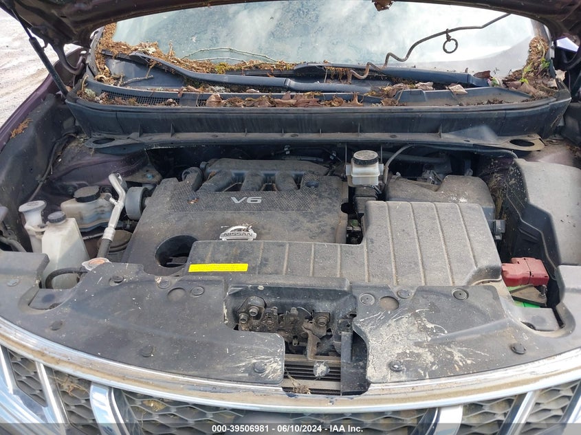 2014 Nissan Murano Sv VIN: JN8AZ1MU9EW411578 Lot: 39506981