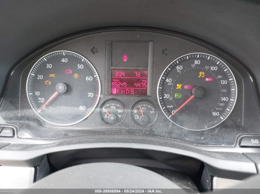 2009 Volkswagen Jetta S VIN: 3VWJZ71K19M149818 Lot: 39506994