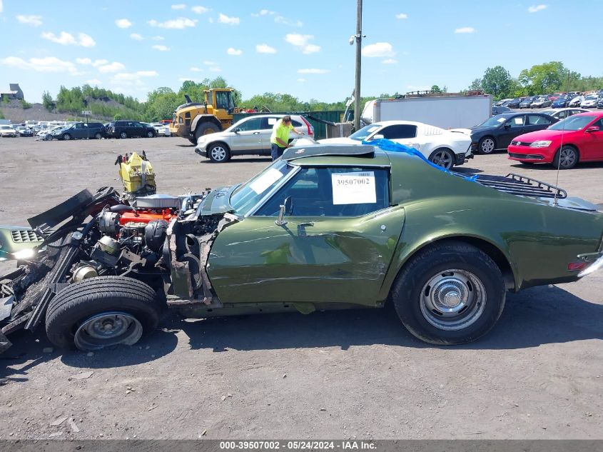 1970 Chevrolet Corvette VIN: 194370S409531 Lot: 39507002