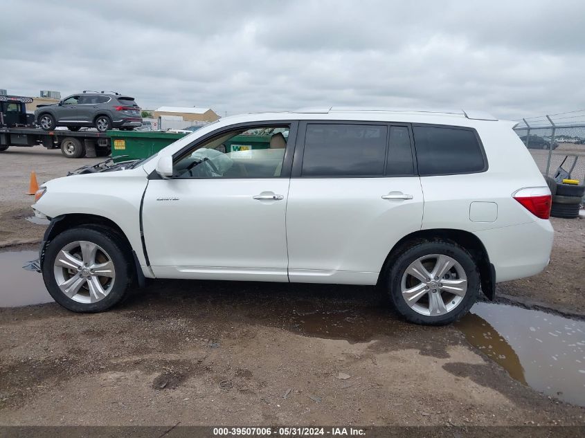 2008 Toyota Highlander Limited VIN: JTEES42AX82046685 Lot: 39507006