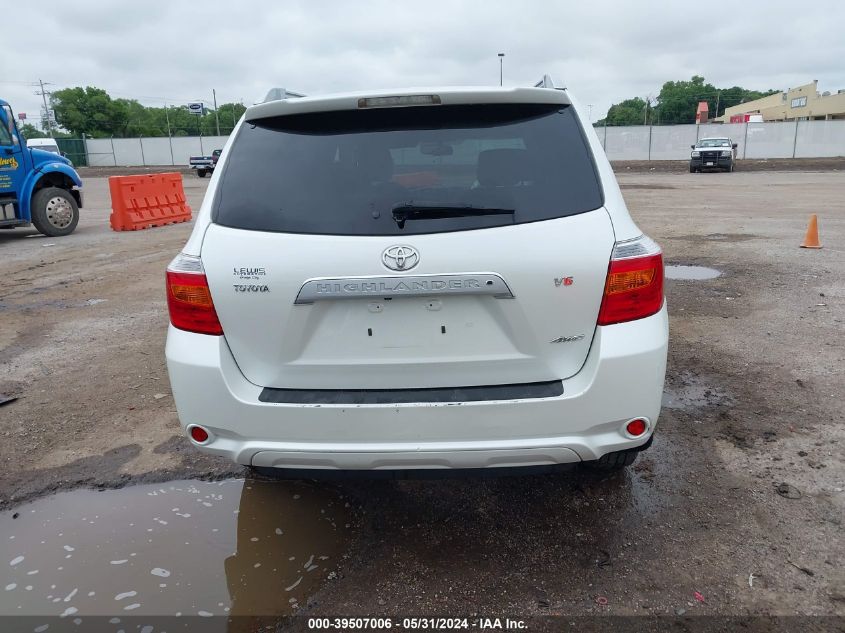 2008 Toyota Highlander Limited VIN: JTEES42AX82046685 Lot: 39507006