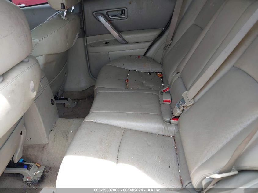 2005 Infiniti Fx35 VIN: JNRAS08W95X211879 Lot: 39507009