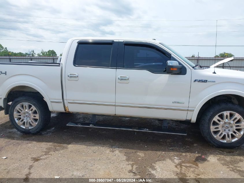 2012 Ford F-150 Platinum VIN: 1FTFW1ET7CFA97703 Lot: 39507047