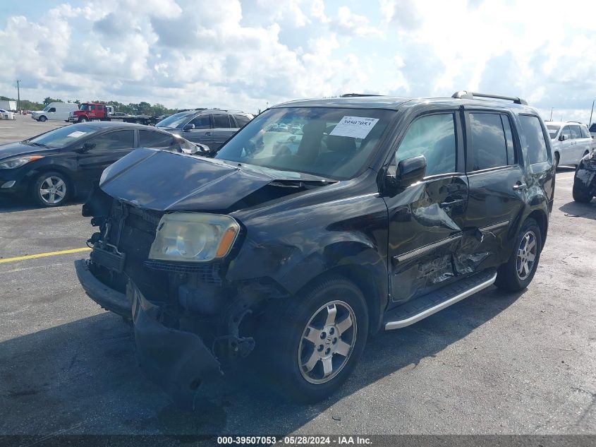 2011 Honda Pilot Touring VIN: 5FNYF3H98BB003853 Lot: 39507053