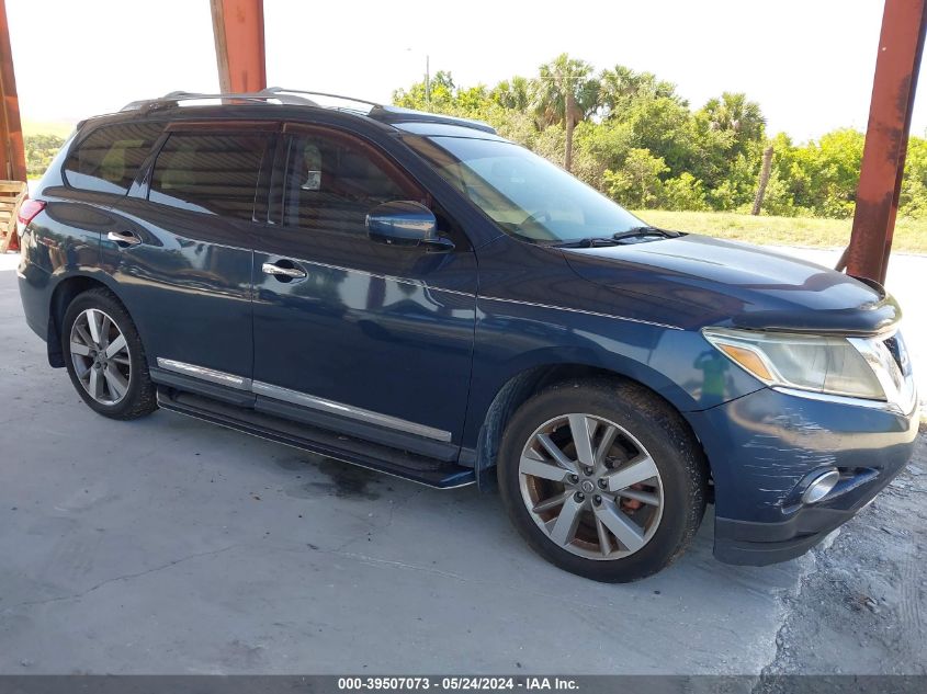 2014 Nissan Pathfinder Platinum VIN: 5N1AR2MN1EC705189 Lot: 39507073