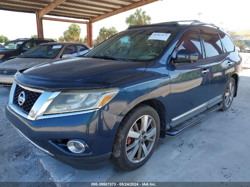 2014 Nissan Pathfinder Platinum VIN: 5N1AR2MN1EC705189 Lot: 39507073