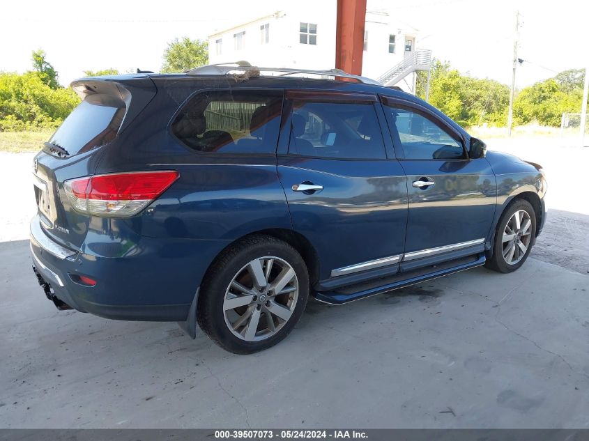 2014 Nissan Pathfinder Platinum VIN: 5N1AR2MN1EC705189 Lot: 39507073