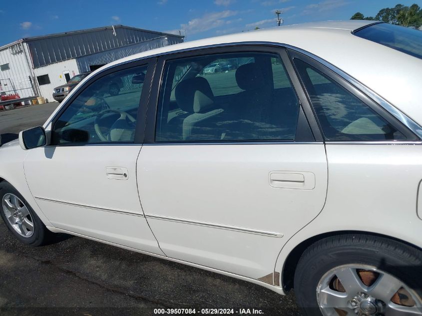 2000 Toyota Avalon Xl VIN: 4T1BF28B7YU074802 Lot: 39507084