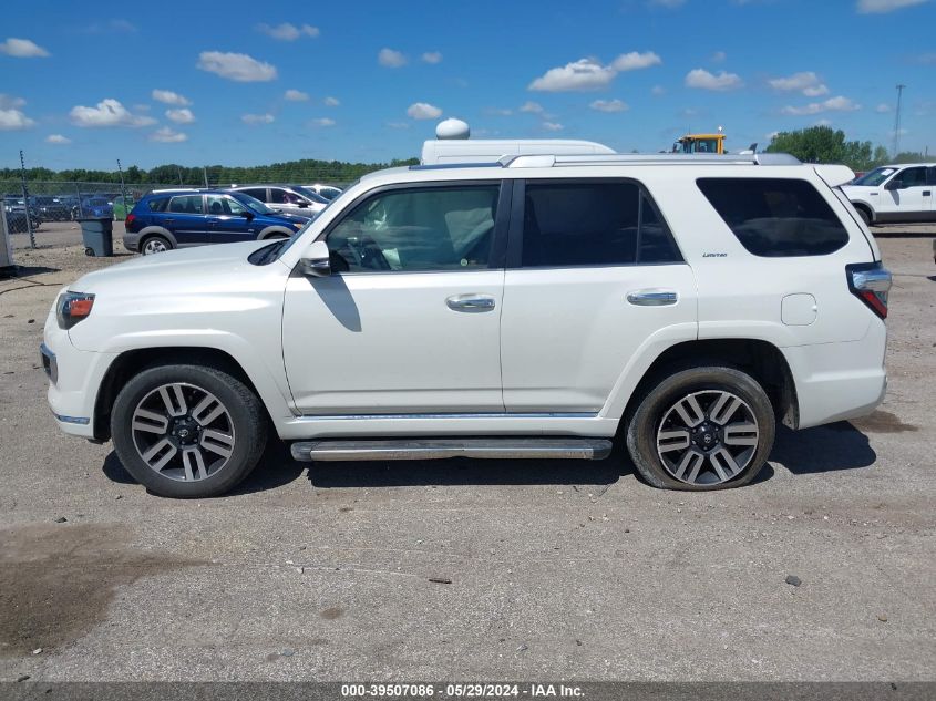 2019 Toyota 4Runner Limited VIN: JTEBU5JR1K5705186 Lot: 39507086