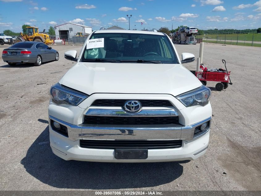 2019 Toyota 4Runner Limited VIN: JTEBU5JR1K5705186 Lot: 39507086