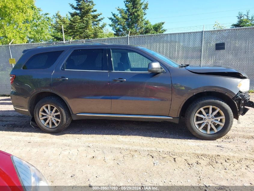 2015 Dodge Durango Sxt VIN: 1C4RDJAG2FC710098 Lot: 39507093