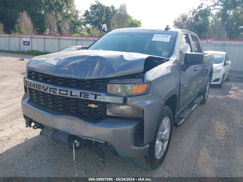 2021 Chevrolet Silverado 1500 Custom VIN: 3GCPWBEK4MG387575 Lot: 39507098