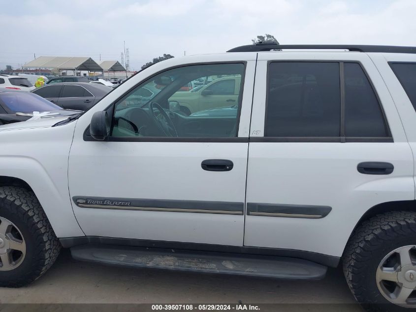 2002 Chevrolet Trailblazer Lt VIN: 1GNDT13S222228950 Lot: 39507108