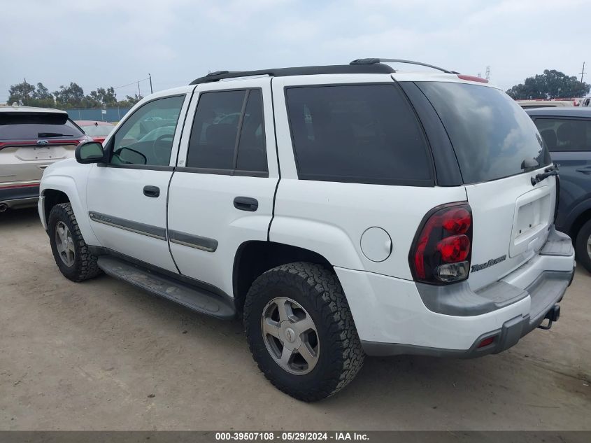 2002 Chevrolet Trailblazer Lt VIN: 1GNDT13S222228950 Lot: 39507108