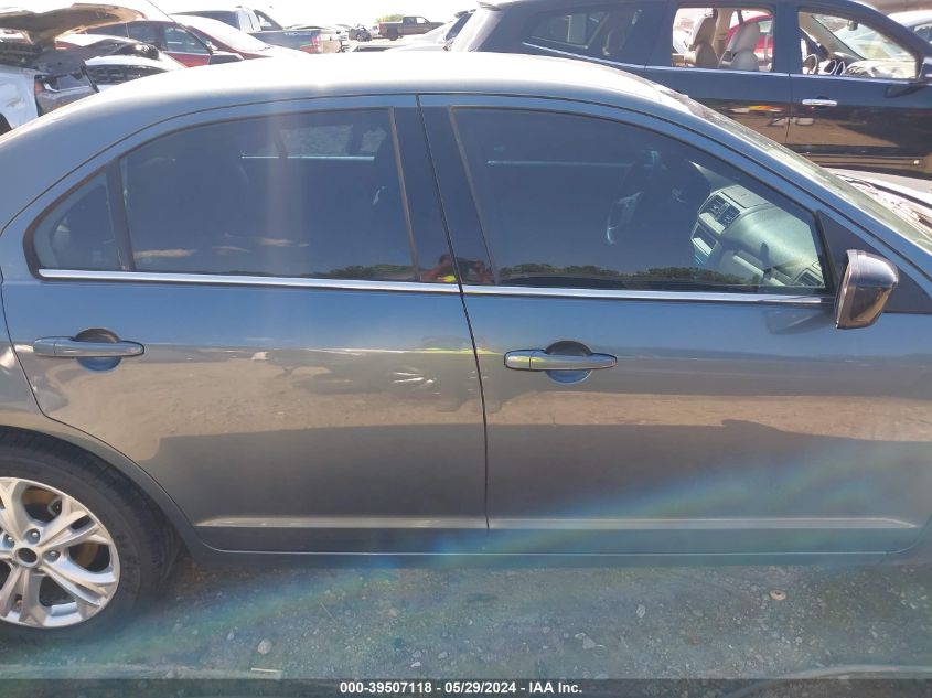 2012 Ford Fusion Se VIN: 3FAHP0HA7CR449696 Lot: 39507118