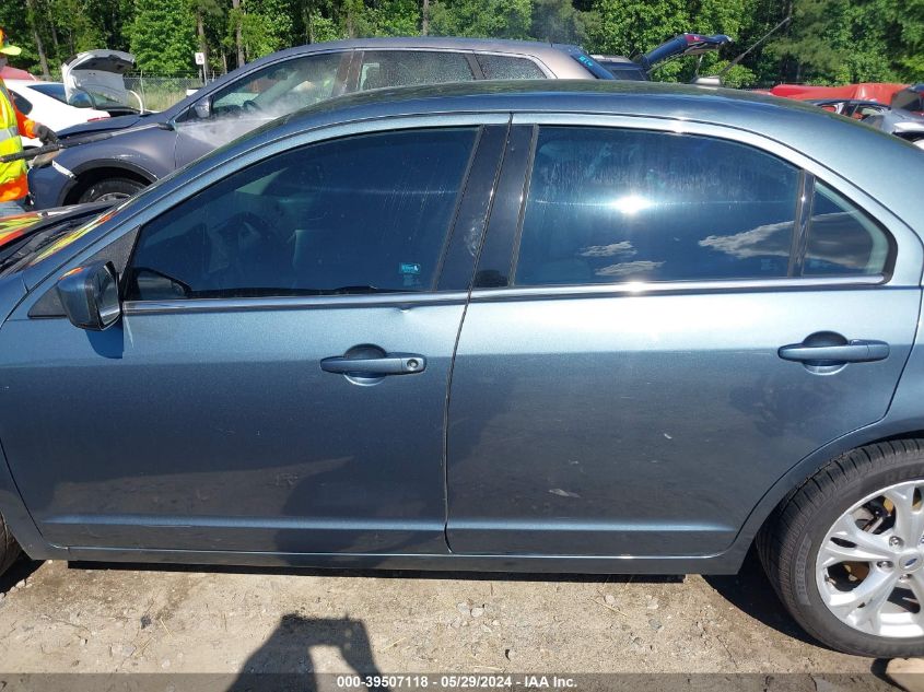 2012 Ford Fusion Se VIN: 3FAHP0HA7CR449696 Lot: 39507118