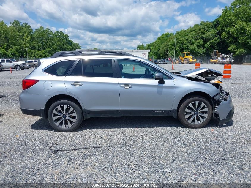 2015 Subaru Outback 2.5I Limited VIN: 4S4BSBJC2F3269885 Lot: 39507125