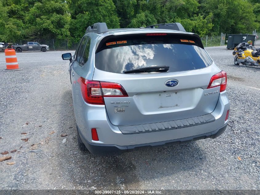 2015 Subaru Outback 2.5I Limited VIN: 4S4BSBJC2F3269885 Lot: 39507125