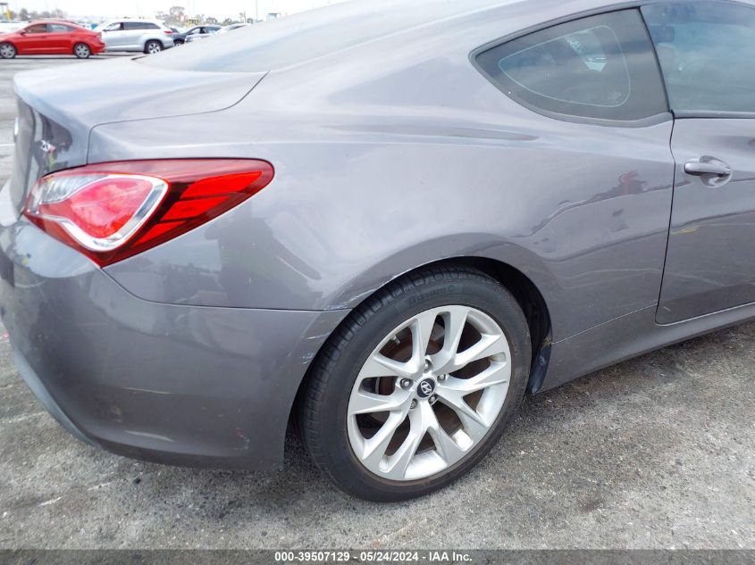 2013 Hyundai Genesis 2.0T VIN: KMHHT6KD6DU096028 Lot: 39507129