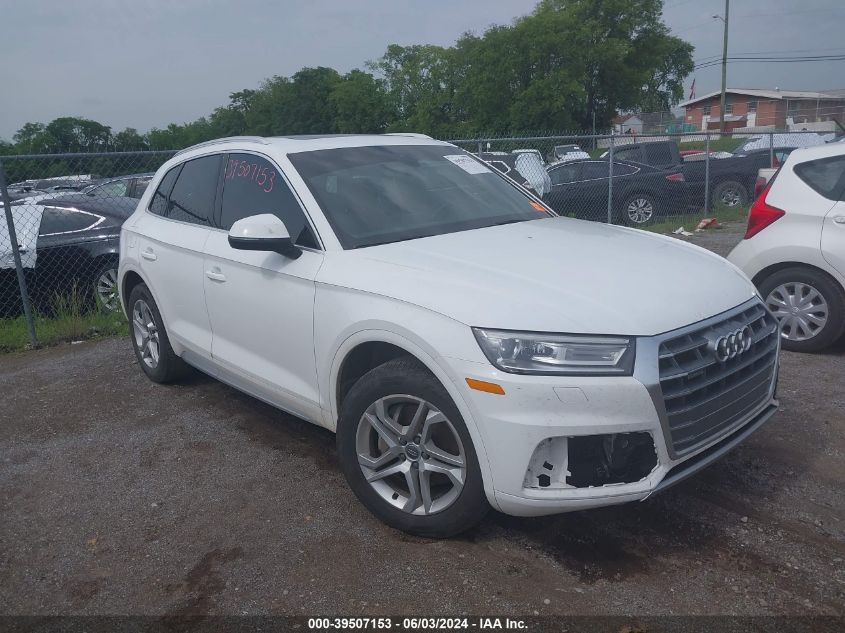 2019 Audi Q5 45 Premium VIN: WA1ANAFY5K2054629 Lot: 39507153