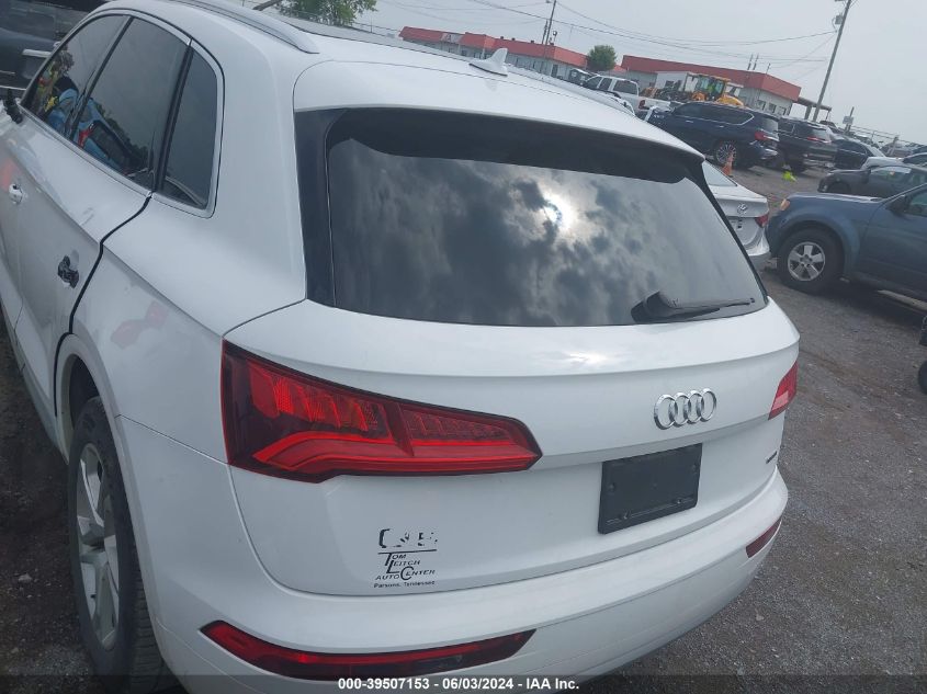 2019 Audi Q5 45 Premium VIN: WA1ANAFY5K2054629 Lot: 39507153