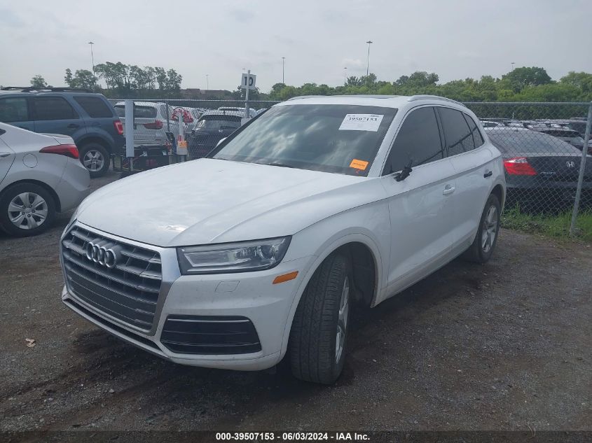 2019 Audi Q5 45 Premium VIN: WA1ANAFY5K2054629 Lot: 39507153