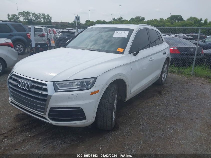 2019 Audi Q5 45 Premium VIN: WA1ANAFY5K2054629 Lot: 39507153