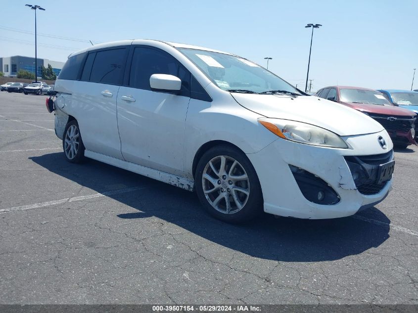 2012 Mazda Mazda5 Grand Touring VIN: JM1CW2DL5C0136740 Lot: 39507154