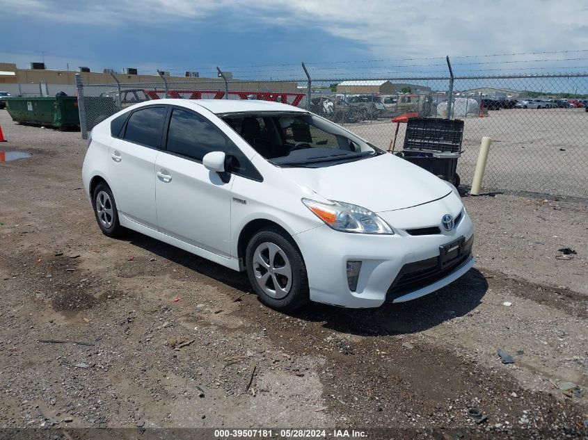 2013 Toyota Prius VIN: JTDKN3DU6D5638304 Lot: 39507181