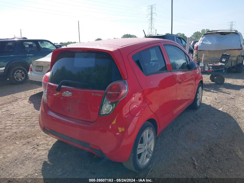 2014 Chevrolet Spark Ls Auto VIN: KL8CB6S98EC482463 Lot: 39507183