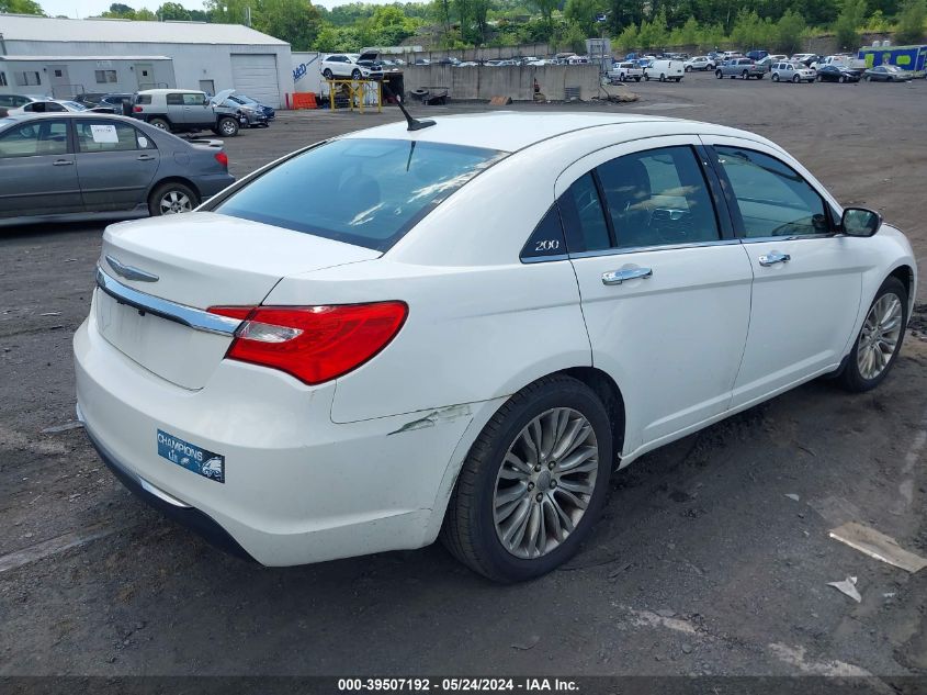 2013 Chrysler 200 Limited VIN: 1C3CCBCG7DN580725 Lot: 39507192