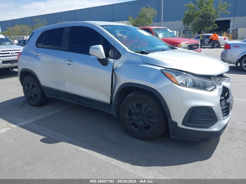 2018 Chevrolet Trax Ls VIN: KL7CJKSB1JB721418 Lot: 39507193