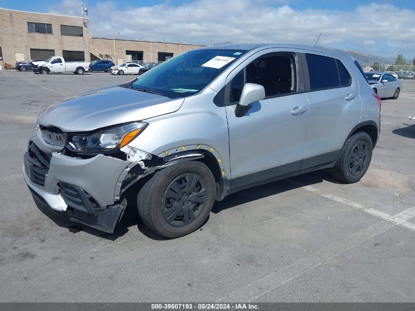 2018 Chevrolet Trax Ls VIN: KL7CJKSB1JB721418 Lot: 39507193